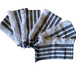 Lintex Striped Napkins 100% Cotton Set of Six